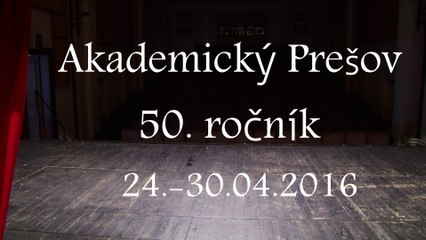 Akademický Prešov 2016 - POZVÁNKA