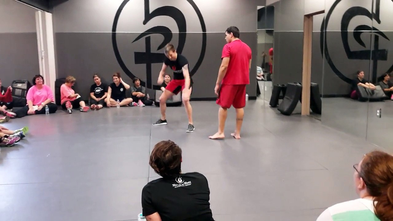 Women's self defense Krav Maga seminar.