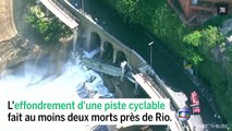 Effondrement meurtrier d'une piste cyclable à Rio