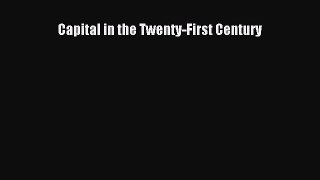 Read Capital in the Twenty-First Century Ebook Free