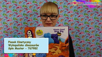 Kinetic Sand / Piasek Kinetyczny - Dino Dig Playset / Wykopalisko Dinozaurów - Spin Master - 767982