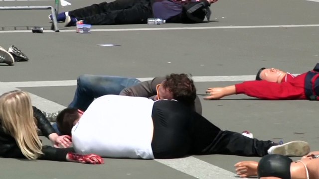 Simulation d'attaque terroriste dans un stade près de Lille