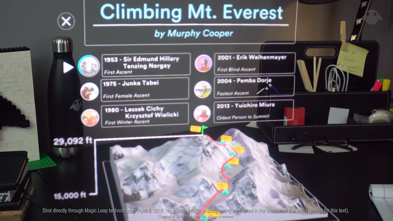 Magic Leap dévoile un peu plus sa technologie de réalité augmentée