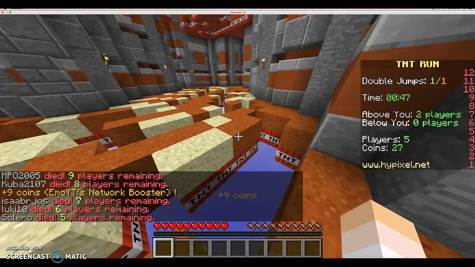 Minecraft Tnt Run Video Dailymotion