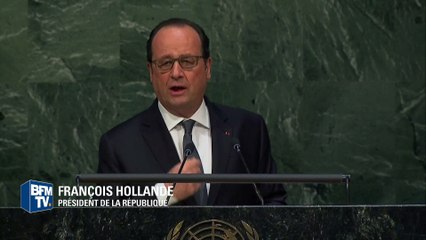 COP21: à l'ONU, Hollande s'engage à ce qu'un prix du carbone soit fixé "le plus vite possible"