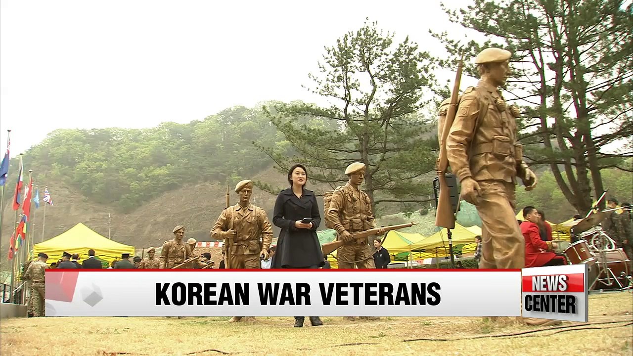 Korean War veterans and their families visit Korea