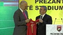 Report TV - Prezantohet stadiumi i ri, Rama: Realizohet ëndrra e shqiptarëve