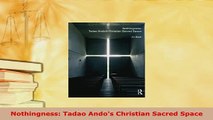 PDF  Nothingness Tadao Andos Christian Sacred Space Free Books