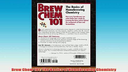 Free   Brew Chem 101 The Basics of Homebrewing Chemistry Read Download