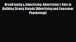 Read Brand Equity & Advertising: Advertising's Role in Building Strong Brands (Advertising