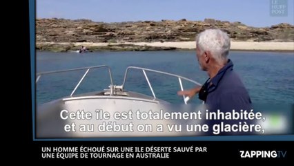 Un homme échoué sur une île déserte sauvé par une équipe de tournage (Vidéo)