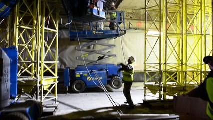 Bruxelles - Visite du Chantier du Tunnel Stéphanie le 22 avril 2016
