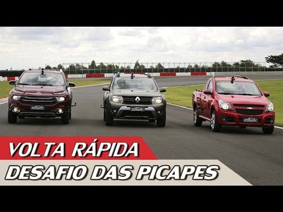 FIAT TORO X RENAULT DUSTER OROCH X GM MONTANA - VOLTA RÁPIDA COM RUBENS BARRICHELLO #64 | ACELERADOS