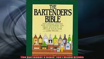 FREE DOWNLOAD  The Bartenders Bible 1001 Mixed Drinks  BOOK ONLINE