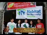 Alex Eduque Most Outstanding Volunteer Award News on Studio 23 Bilis Balita - Nov 5, 2013