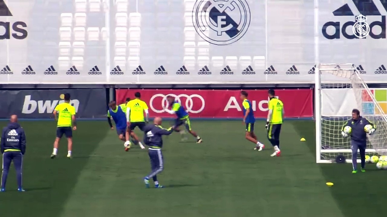 Martin Ødegaard's run and assist in training today