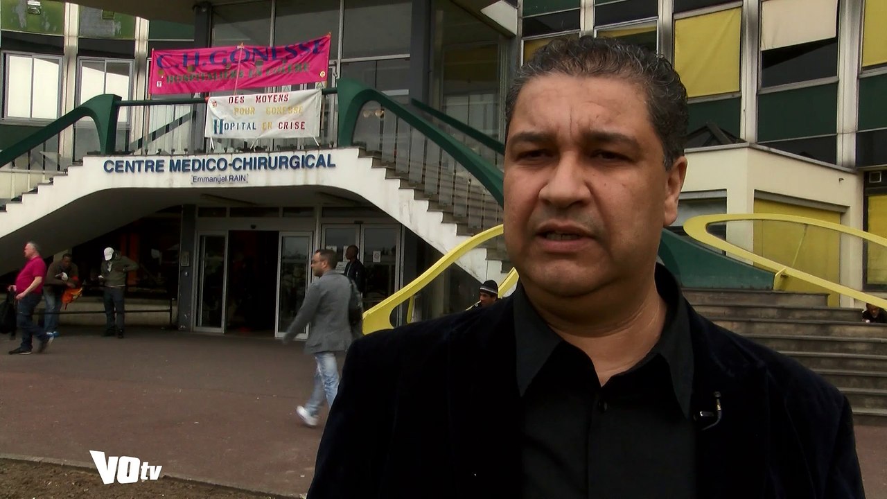 ITW Mohamed Farid - Débrayage à l'hôpital de Gonesse
