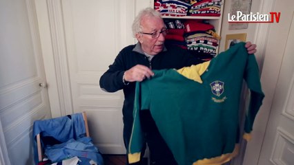 Download Video: Jacques Vendroux présente son incroyable collection de maillots de foot