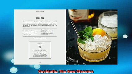 FREE DOWNLOAD  Cocktails The New Classics READ ONLINE