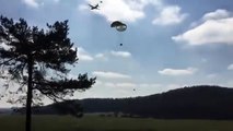 Army Humvees Violently Crash Into The Ground After A Failed Airdrop