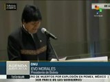 ONU: Evo Morales aboga por el respeto a la Madre Tierra