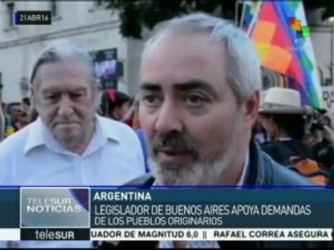 Argentina: marchan en defensa de los derechos de pueblos originarios