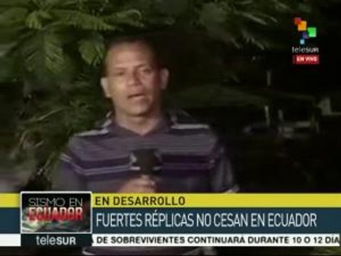 Autoridades ecuatorianas desmienten orden de evacuación tras réplicas