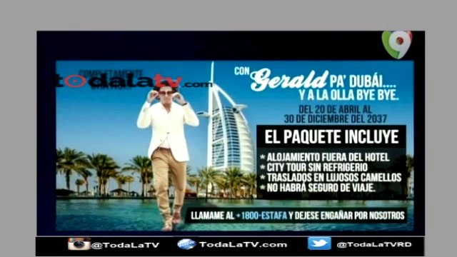 EL MONÓLOGO DE GERALD OGANDO: GERALD PA DUBAI Y A LA OLLA BYE BYE -ESTA NOCHE MARIASELA-VIDEO
