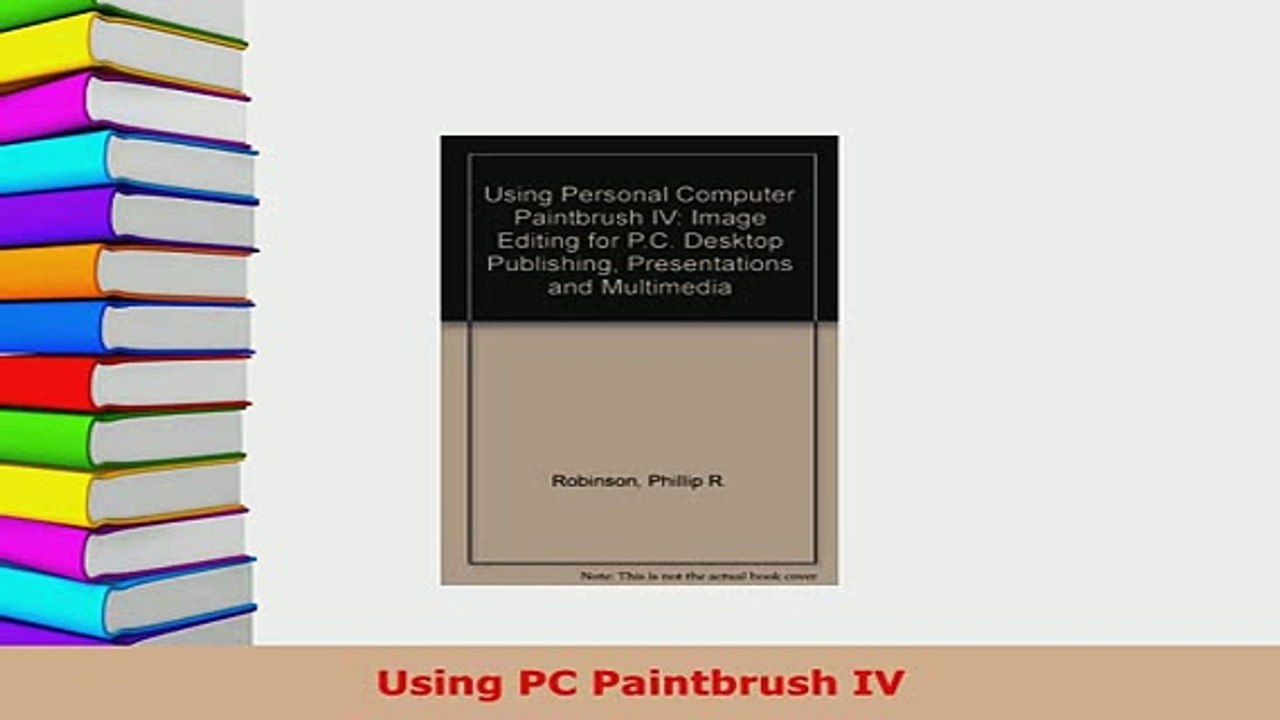 Download  Using PC Paintbrush IV Free Books