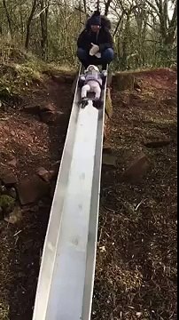 Le toboggan le plus lent du monde