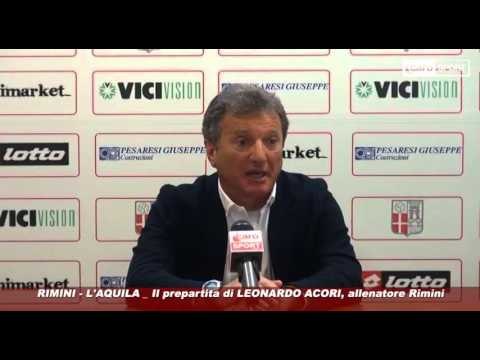 Icaro Sport. Rimini-L'Aquila, il prepartita di Leonardo Acori