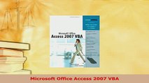 PDF  Microsoft Office Access 2007 VBA Free Books