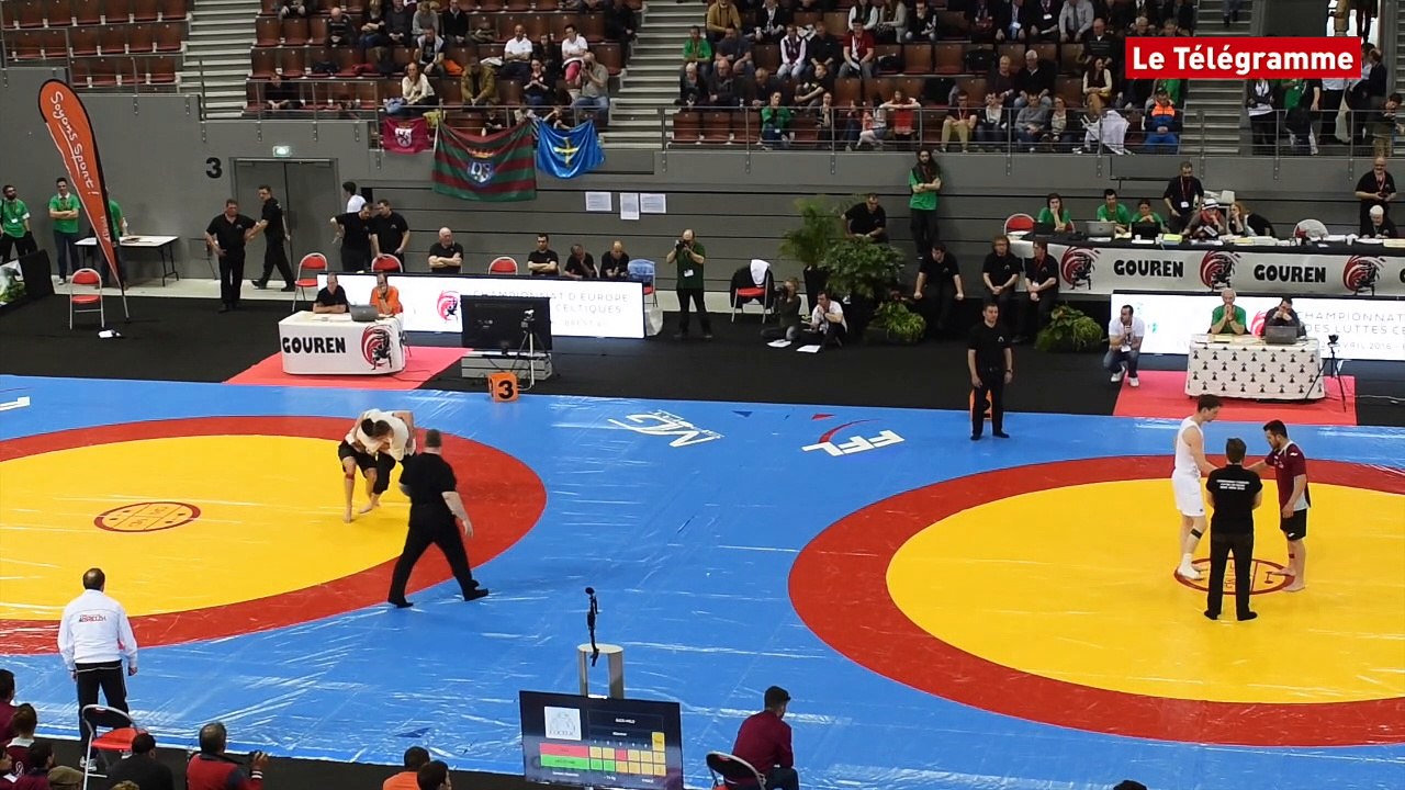 Championnats d'Europe de luttes celtiques. Thomas Kerebel, champion d'Europe  de Back-Hold