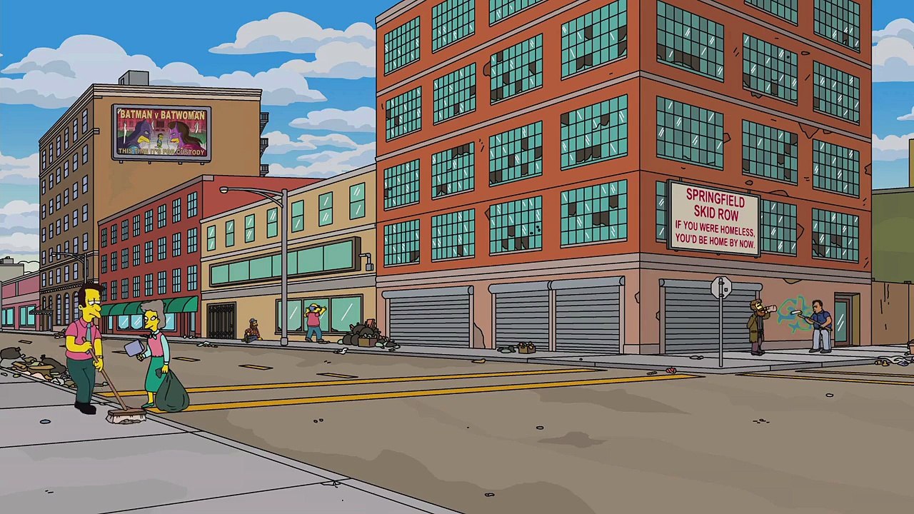 THE SIMPSONS | So Satisfying from "Fland Canyon" | ANIMATION on FOX