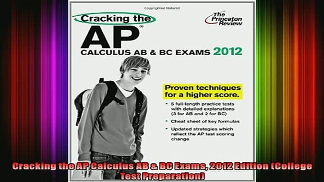 READ FREE FULL EBOOK DOWNLOAD Cracking the AP Calculus AB BC Exams 2012 Edition College Test Preparation Full EBook
