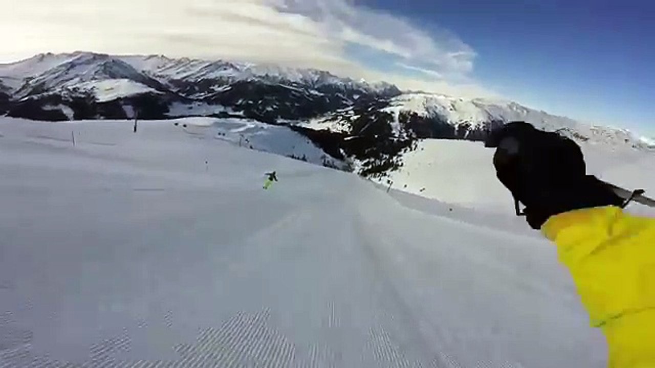 Un skieur dévale 1200 mètres de piste sans ses skis