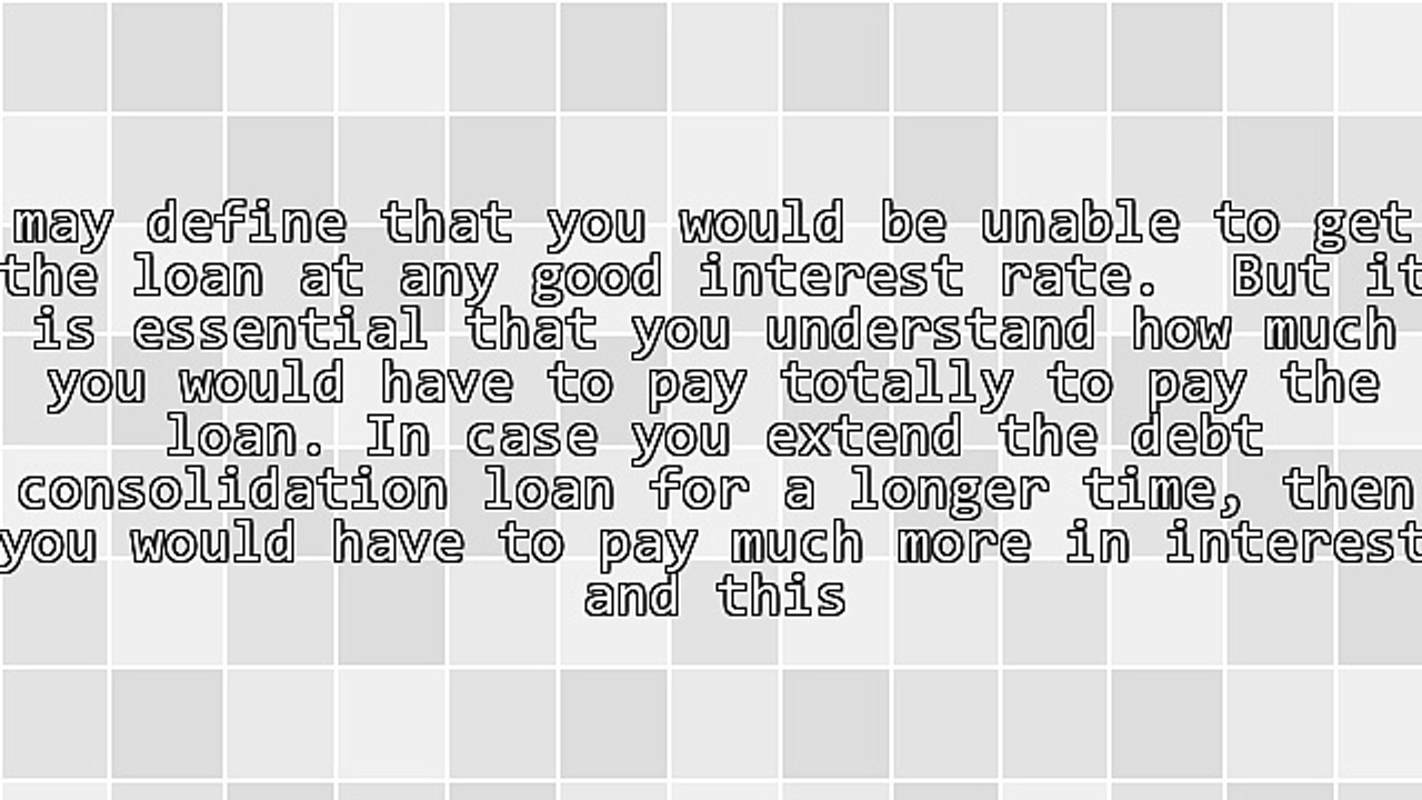 Things To Consider Before Opting For A Debt Consolidation Loan