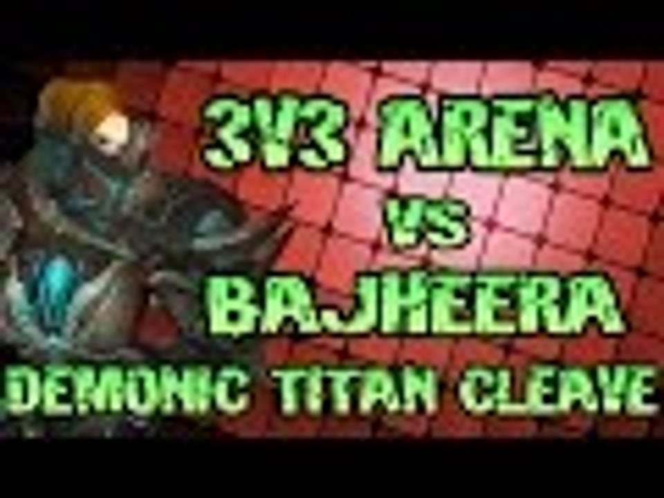 Legion Alpha 3v3 Arenas vs Bajheera - NEW WARRIOR COMP Demonic Titan Cleave War/DH/H wow arms pvp