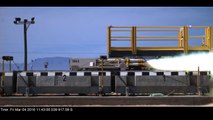 Fastest Maglev In The World: USAF Rocket Maglev 633 MPH World Record Run