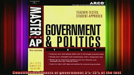 DOWNLOAD FREE Ebooks  Master AP US Government  Politics 4E Master the Ap Government  Politics Test Full EBook