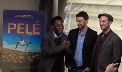 PELÉ MEETS THE MEDIA TO DISCUSS “BIRTH OF A LEGEND” BIOGRAPHY FILM