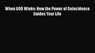 [Read Book] When GOD Winks: How the Power of Coincidence Guides Your Life  EBook