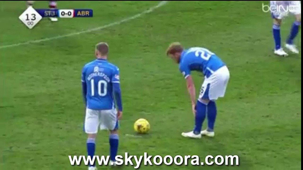 David Wotherspoon Goal - St. Johnstone vs Aberdeen 1-0 - (22/4/2016)