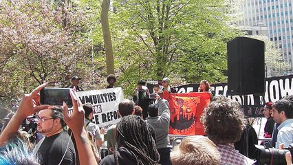 21st April 2016-New York City Hall Rally for Police Reform and Pass The Right To Know Act.-1-By Mark Apollo