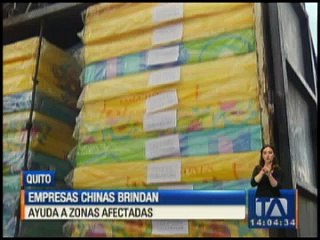 Empresas chinas brindan ayuda a las zonas afectadas