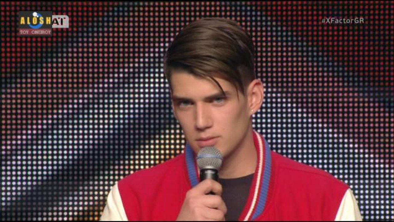 The X Factor greece 2016 - Γιωργος Δημηνικος [Love yourslef- Justin Bieber]..22/4/2016