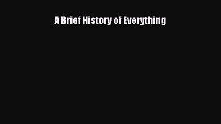 [Read Book] A Brief History of Everything  EBook