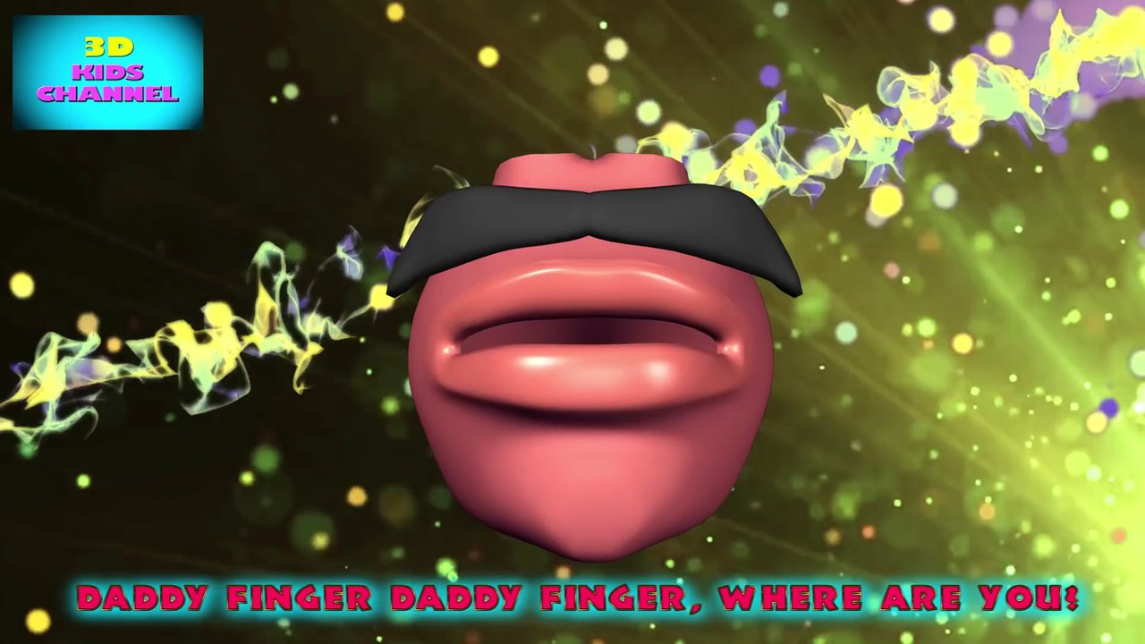 Lovely Lips Family _ 3D Finger Family Nursery Rhymes for Children ...