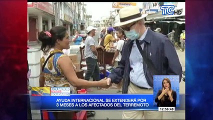 Autoridades de la OEA realizan recorrido en el sector de Tarqui en Manta