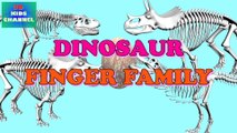 Crazy Dinosaur Skeleton Finger Family _ Finger Family Nursery Rhymes for Kids in 3D
